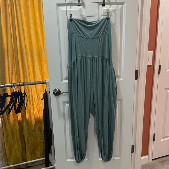 HALARA Pants - HALARA Teal Jumpsuit
